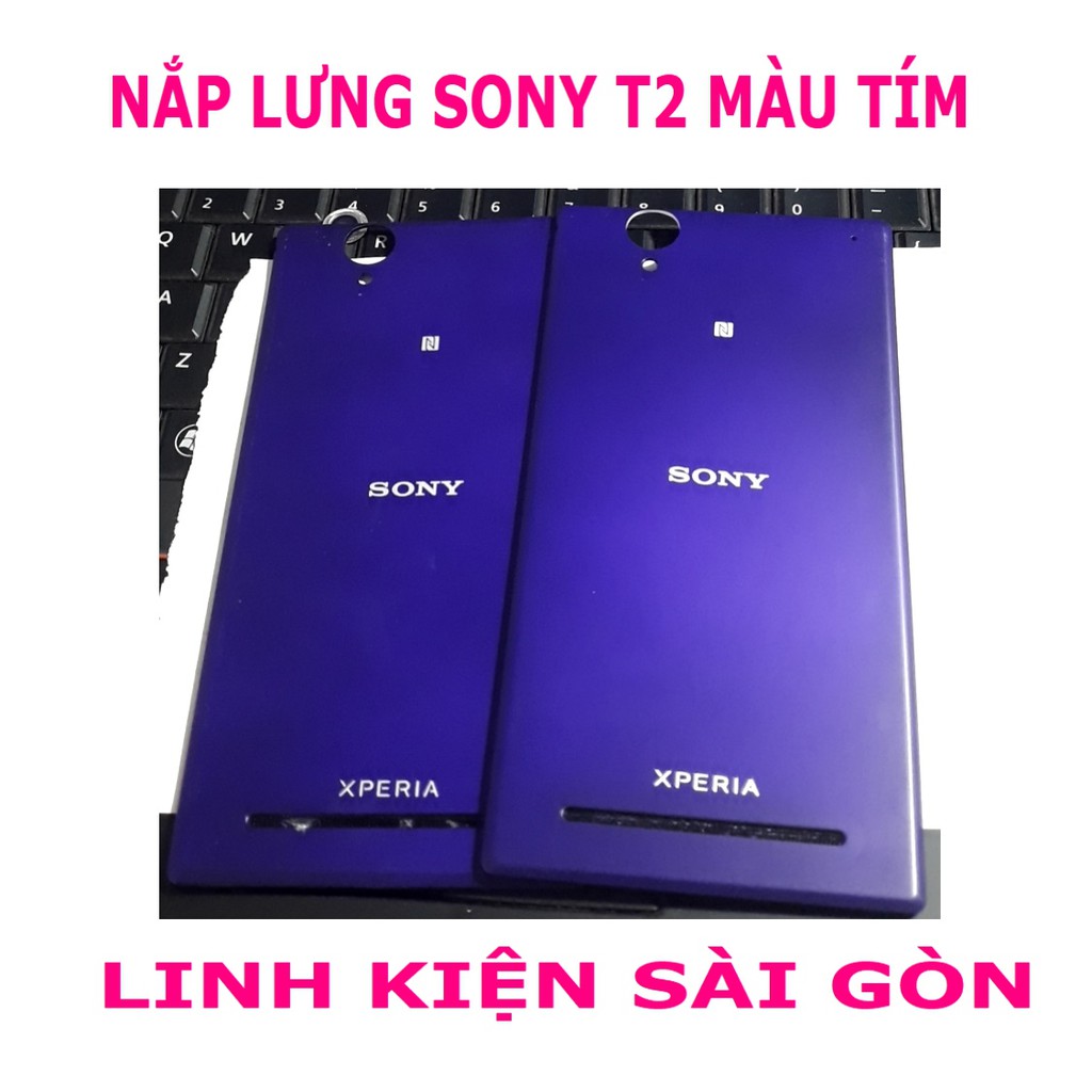 NẮP LƯNG SONY T2 MÀU TÍM