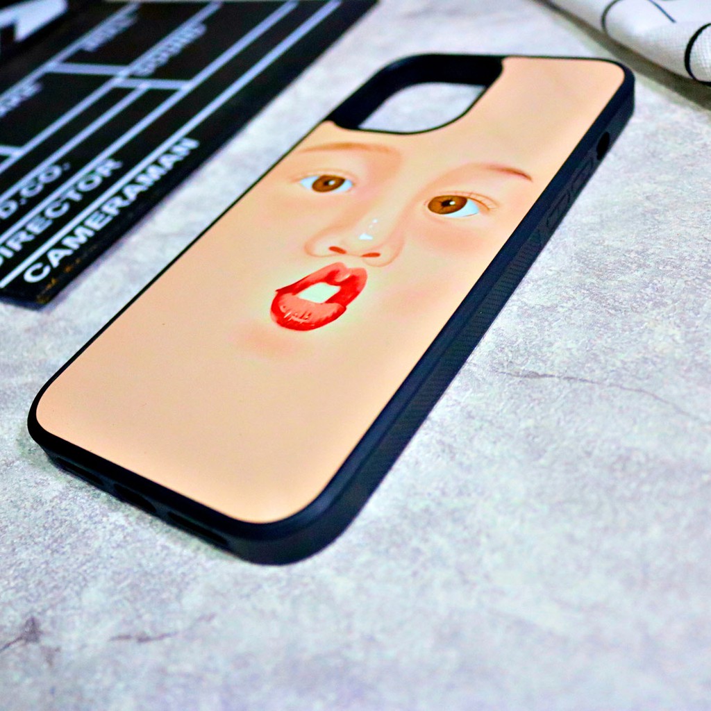 Ốp lưng iphone viền dẻo silicon TPU chống sốc biểu cảm khuôn mặt Kino Shop