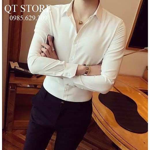 Áo sơ mi nam màu Trắng giá tại xưởng - Áo sơ mi nam màu trắng - sơ mi nam màu trắng - áo nam áo nam - áo áo áo | BigBuy360 - bigbuy360.vn