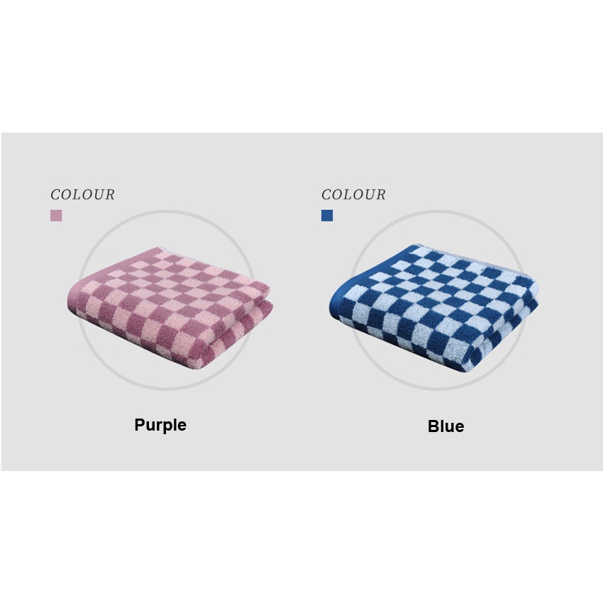 Khăn Mặt 100% Cotton Dày Dặn Siêu Thấm Hút Họa Tiết Kẻ Sọc Trắng Đen Cho Người Lớn