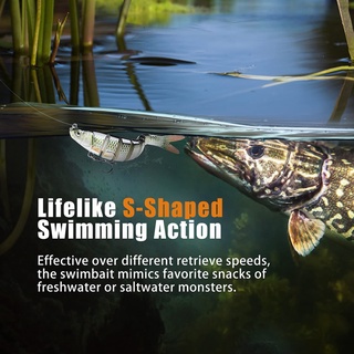 Mồi Câu Cá Giả Bằng Nhựa Cứng Nhiều Khớp Nối 13.5cm / 20G