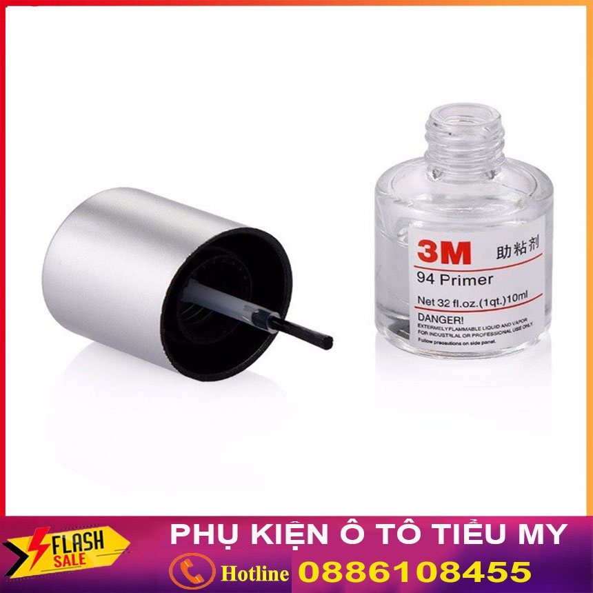 Keo trợ dính 3M 94 Primer 10ml tăng độ kết dính cho băng 2 mặt hỗ trợ dán phụ kiện xe