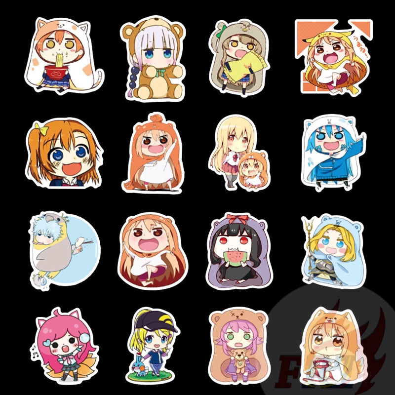 ❉ Himouto! Umaru-chan Series 01 Character Cosplay Stickers ❉ 50Pcs/Set Anime Doma Umaru DIY Fashion Mixed Luggage Laptop Skateboard Doodle Decals Stickers