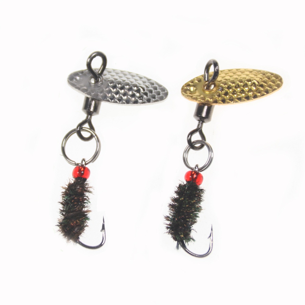 Mồi Bọ Câu Mương, Mồi Giả Sâu Nước Câu Lure có thìa lượn