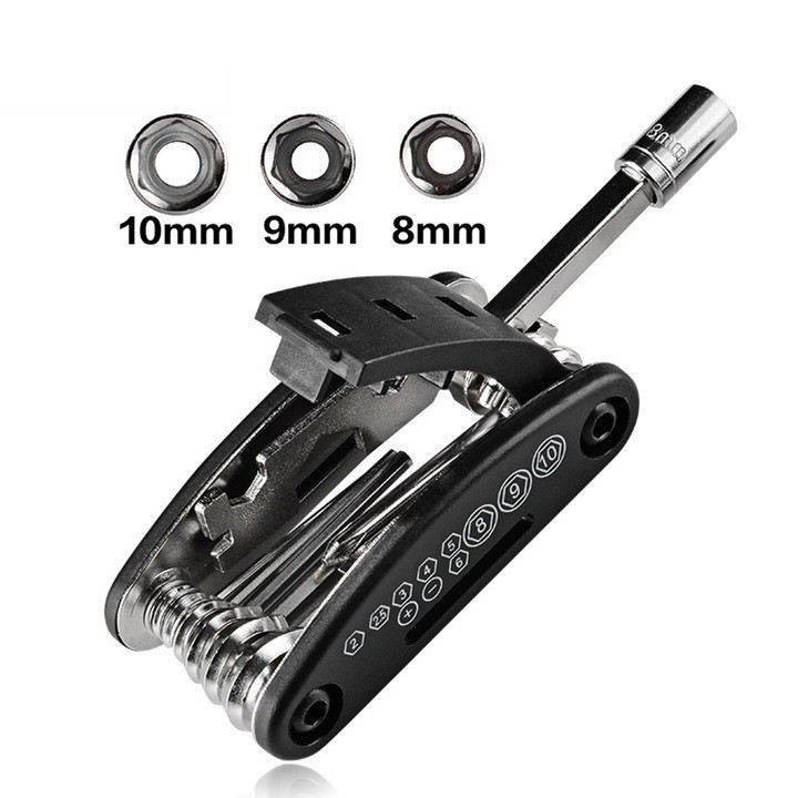 Bộ Dụng Cụ Sửa Chữa Xe Đạp Đa Năng Tua Vít, Lục Giác 13in1