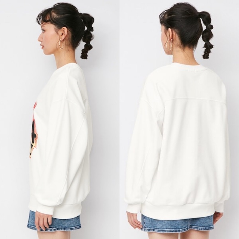 Áo nỉ da cá nữ New Sensation dễ thương của GU - Nhật