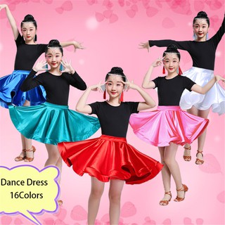 Trẻ Em Tango Salsa Đầm Khiêu Vũ Latin 16 Màu Trẻ Em Váy Cho Bé Gái Trang Phục Khiêu Vũ Váy Vestido