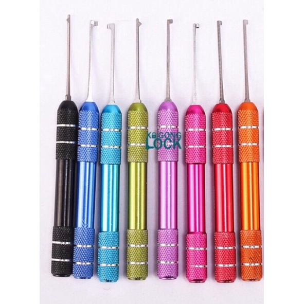 Bộ dụng cụ sửa ổ khoá chìa chấm vi tính ( gồm 8 đá bi + 2 cây gạt , loại tốt )