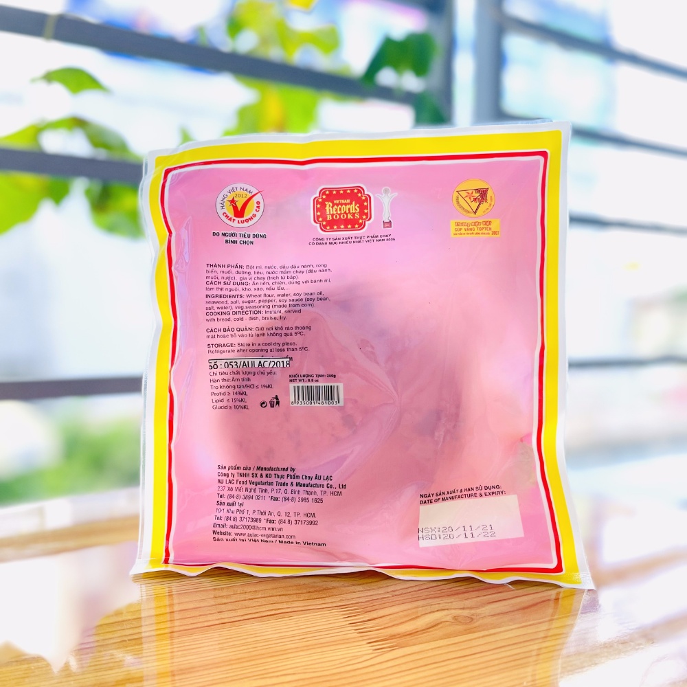 Chả cá chay Âu Lạc 180g - Thực phẩm chay Âu Lạc