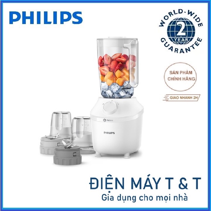 Máy xay sinh tố Philips HR2056, Hàng Chính Hãng
