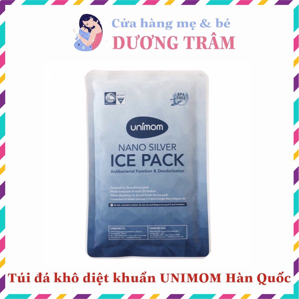 Túi đá khô giữ lạnh, diệt khuẩn Unimom Hàn Quốc bảo quản sữa mẹ lên tới 8 tiếng