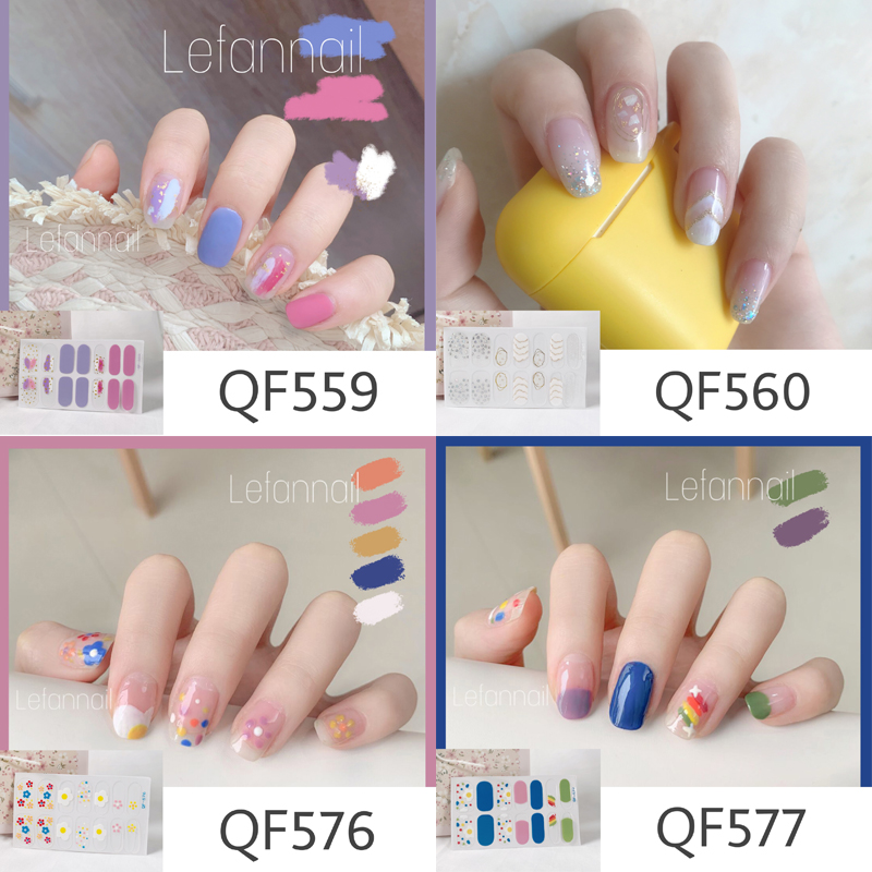 Nhãn dán trang trí móng tay nhiều mẫu tùy chọn