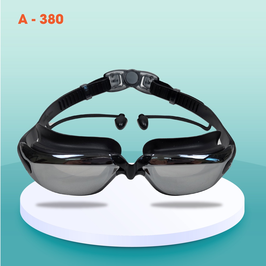 Kính bơi COOSA A380 tráng gương, chống tia UV, chống nước, chống mờ