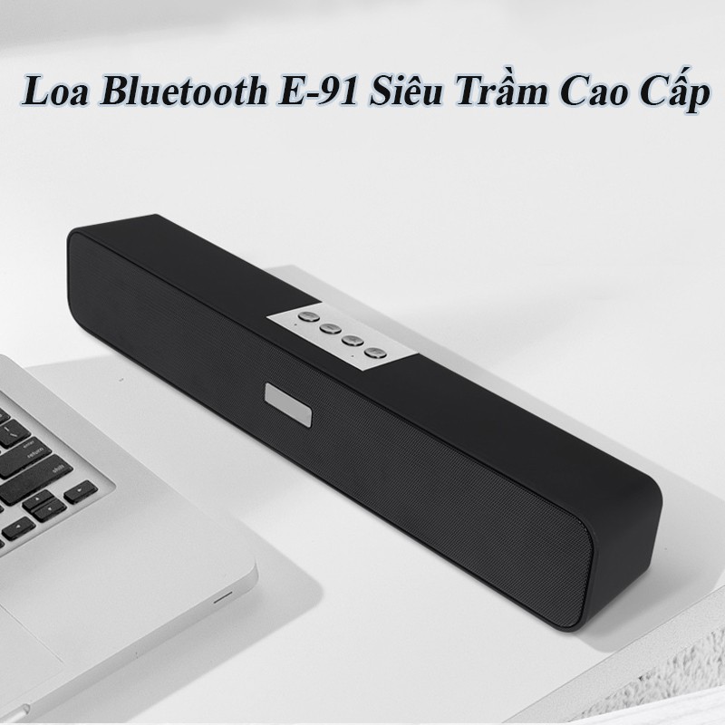 Loa Thanh Soundbar Bluetooth Gaming E91 Loa Nghe Nhạc Di Động Không Dây 10W Dùng Cho Máy Vi Tính PC - Laptop - Tivi