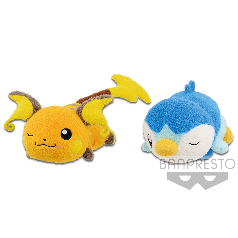 [Banpresto] Gấu bông Pkm BIG PLUSH～RAICHU・PIPLUP Relaxing Time Huge Plushy chính hãng Nhật Bản