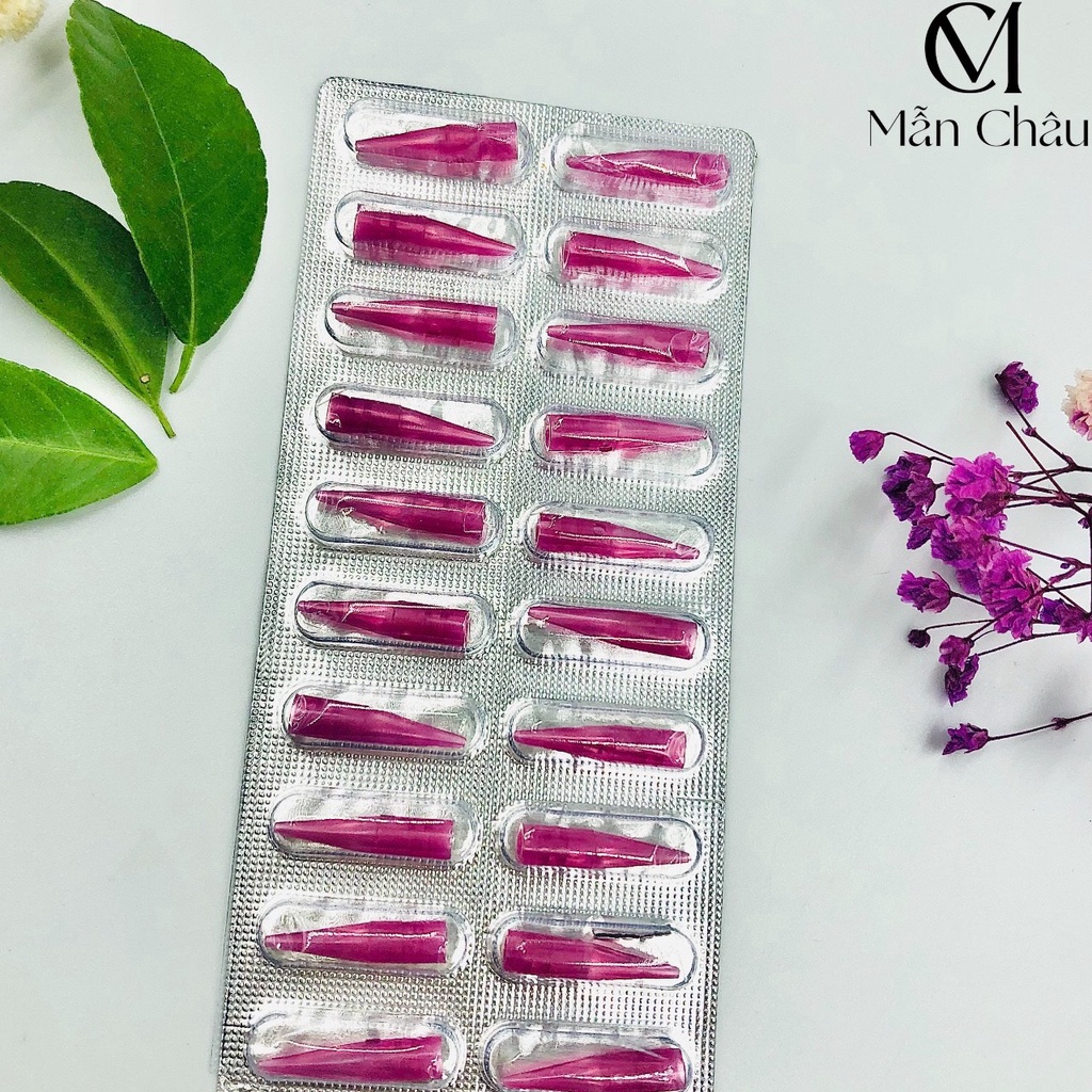 Ngòi Vỉ Shark Hồng - Trắng  (1 vỉ 20 cái)