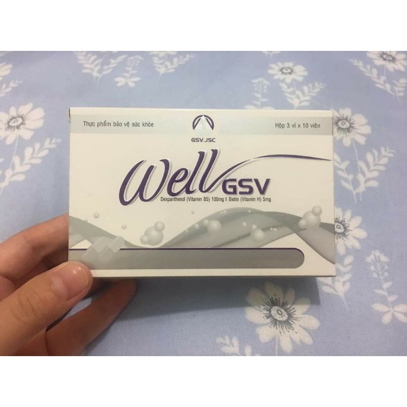 Viên uống mọc tóc Well GSV