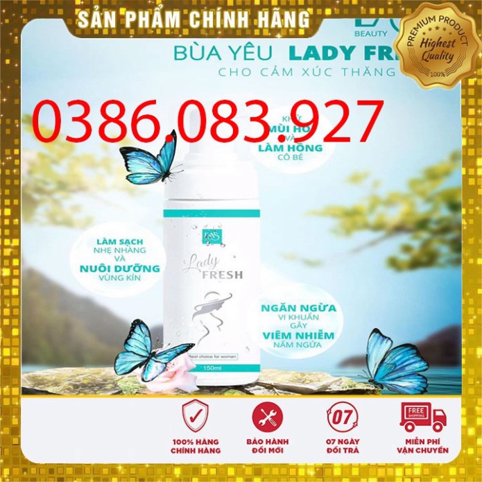 BỌT RỬA PHỤ KHOA LAS BEAUTY lady fresh mới