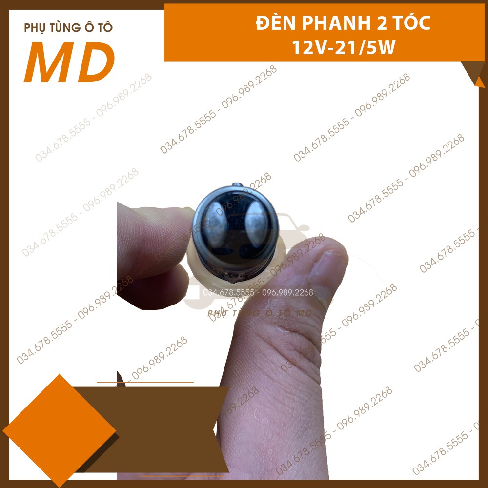 Combo 2 Bóng Đèn Phanh Đèn Thắng Ô Tô Đui Cài 2 Tóc 12V 21/5W. Bóng đèn phanh/thắng xe hơi hãng con cú