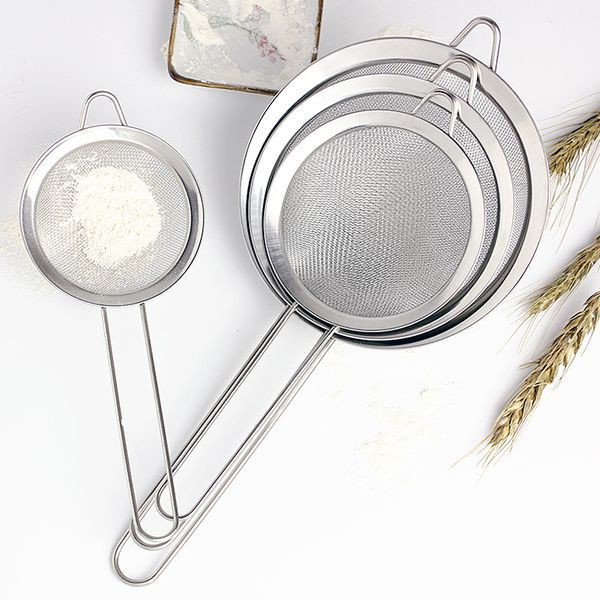 Rây bột cán inox 8cm