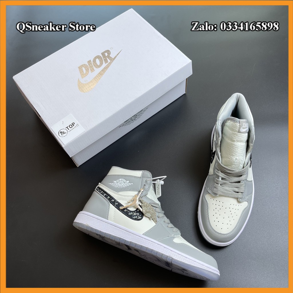 ✔️ Giày Jordan 1 High x Dior Full Box Phụ Kiện Giày Thể Thao Nam Nữ ✔️