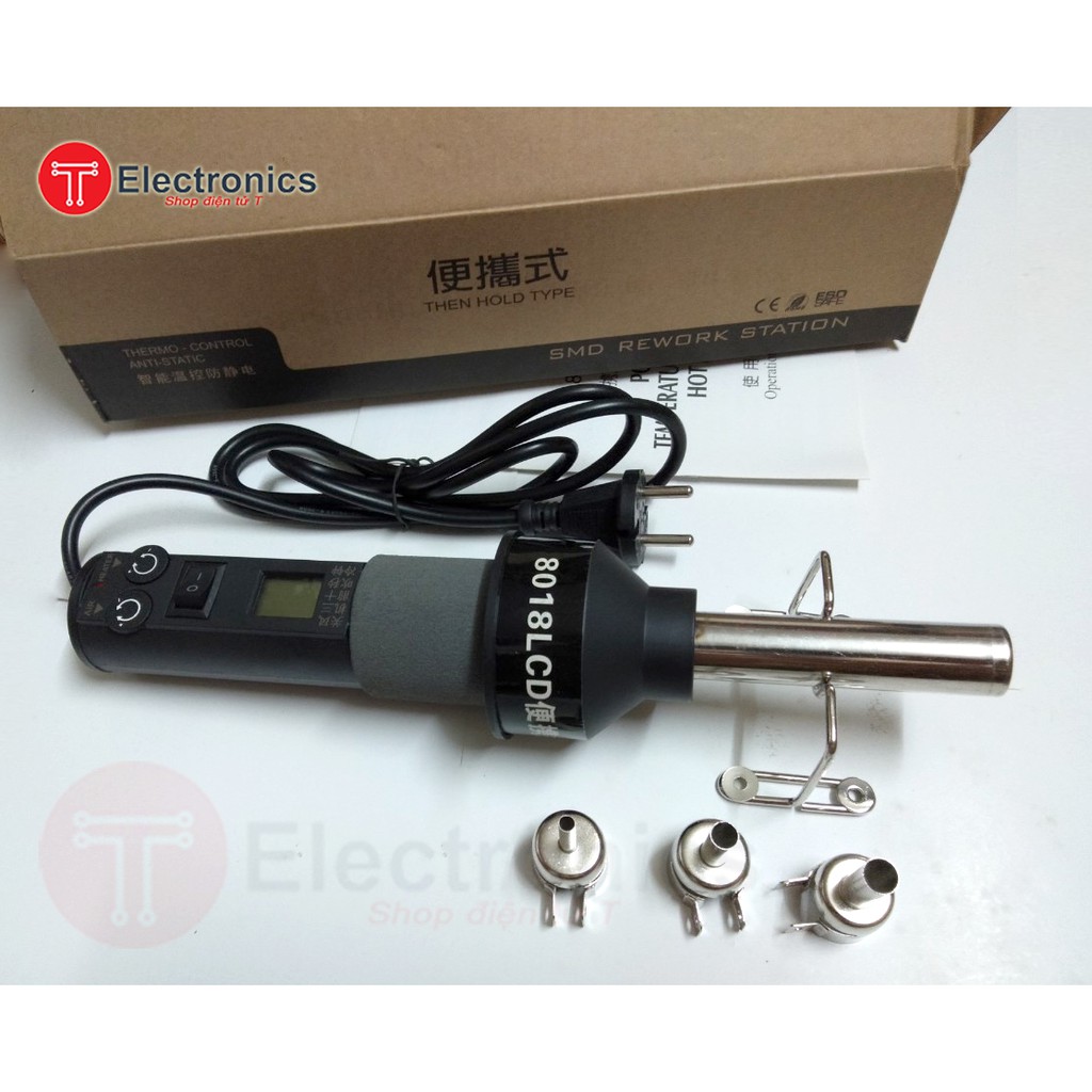 Máy Khò Cầm Tay 8018LCD