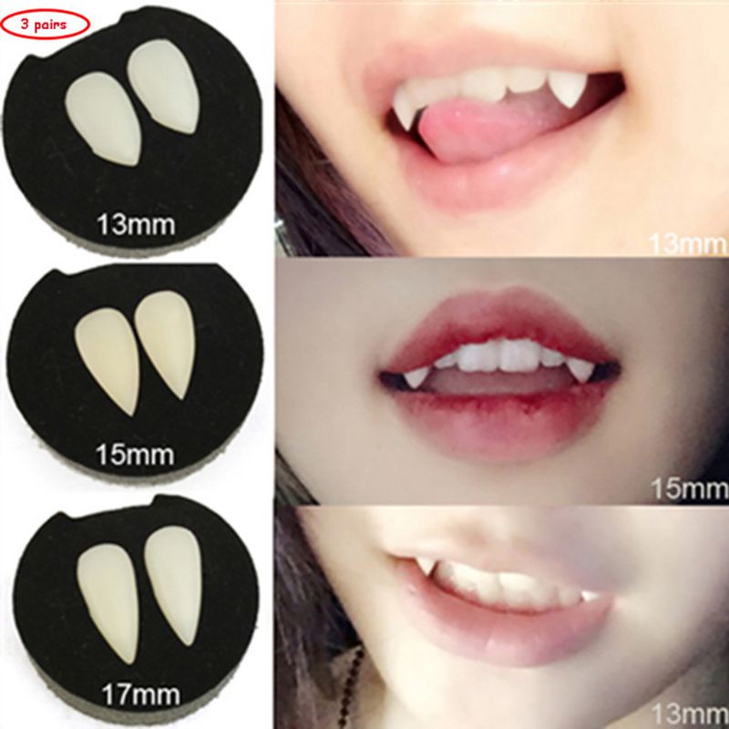 Răng Nanh Giả Hóa Trang Ma Cà Rồng Cho Lễ Halloween