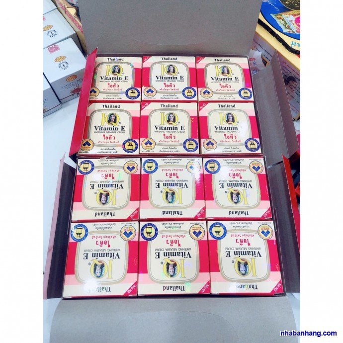 Kem dưỡng da trắng da Vitamin E hồng 8g