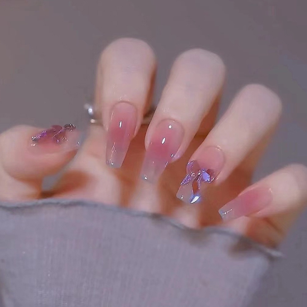 2023 trend jesuscandy bộ móng tay giả nail keo dán móng giả đẹp 24 móng giả nails