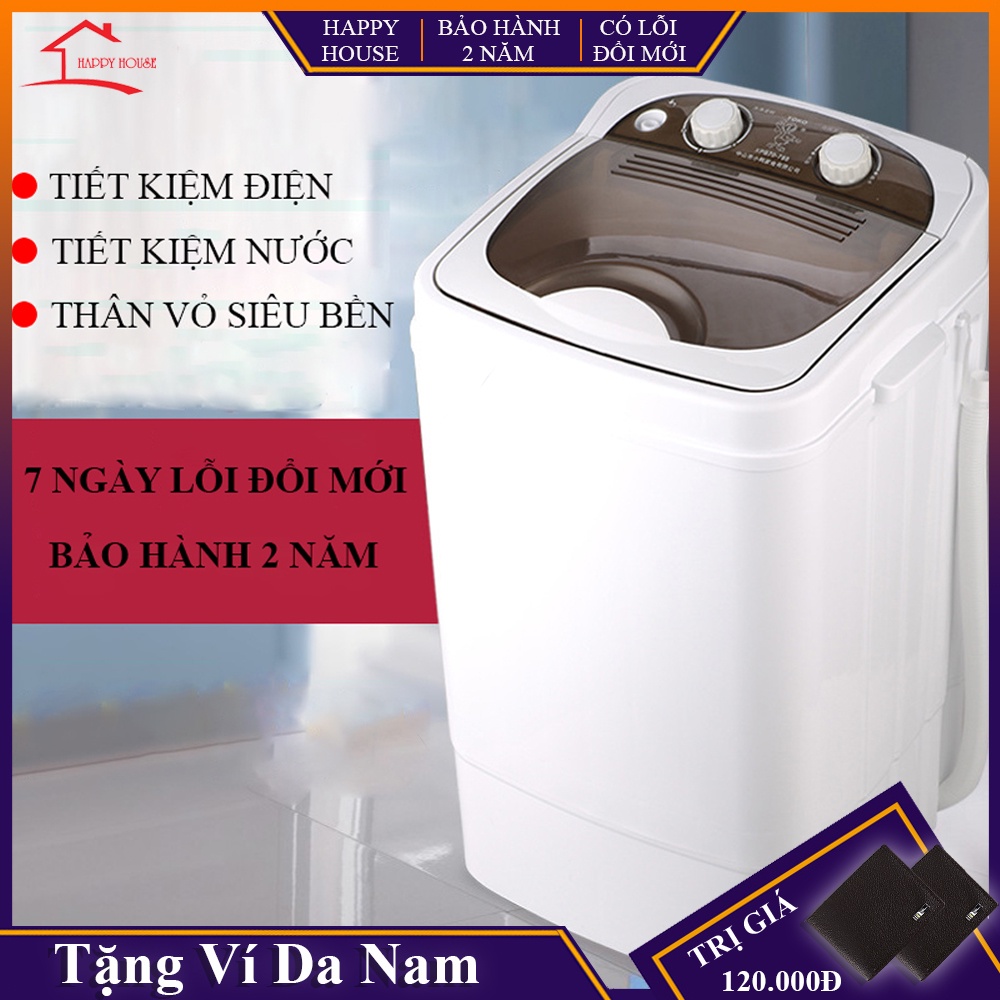 Máy giặt mini bán tự động, máy giặt 7kg tiện lợi, dành cho cá nhân, gia đình nhỏ, bảo hành 2 năm, lỗi đổi trong 7 ngày