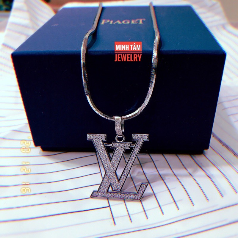 Dây chuyền lụa nam bạc Ý 925 xi bạch kim cao cấp size to-Minh Tâm Jewelry