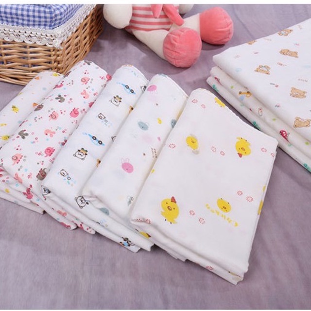 Khăn xô tắm xuất Nhật in hình 4 lớp loại đẹp
