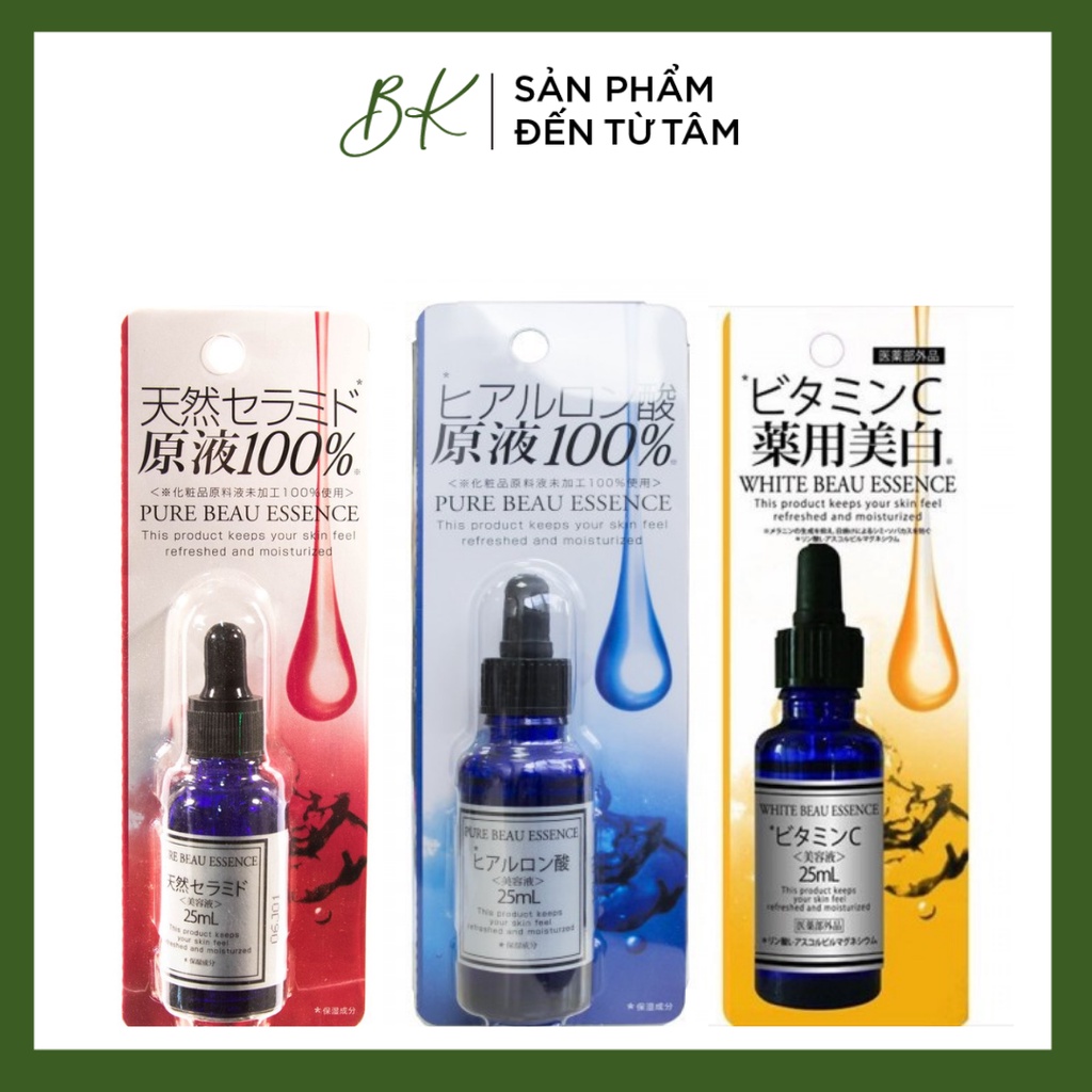Tinh Chất Pure Beau Essence Moisturizing Nhật Bản 25ml (màu xanh dương)