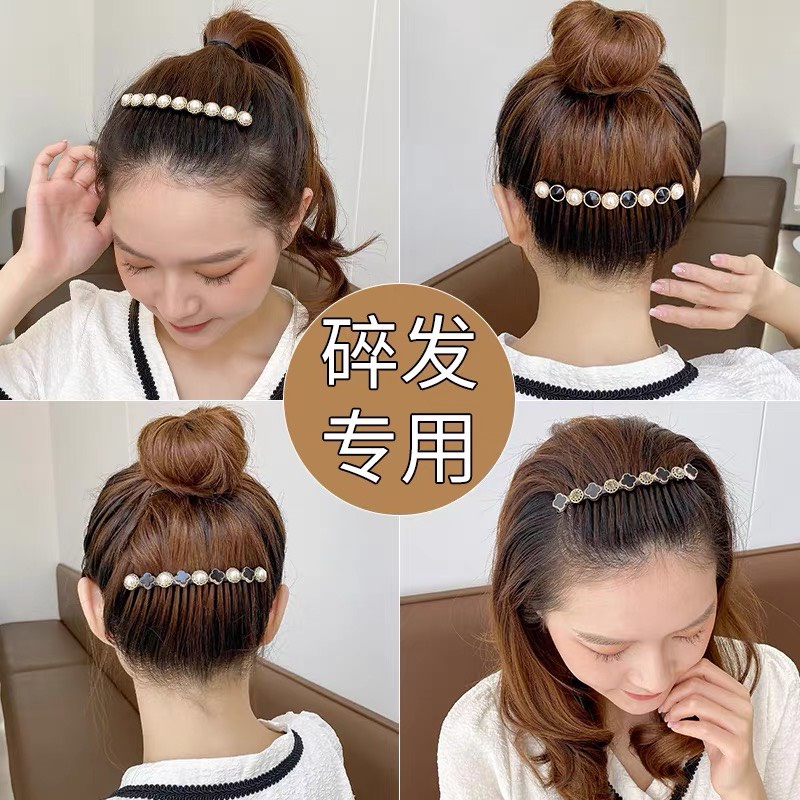 Xược Cài Tóc Đính Hạt Cỡ Lớn, Xược Tạo Kiểu Tóc Phong Cách Hàn