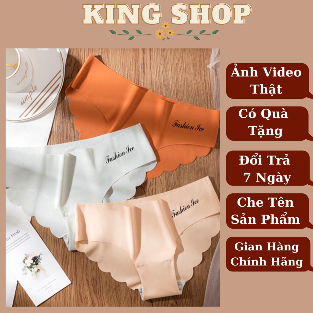 Quần Lót Nữ ⭐ FREESHIP⭐ Quần Chíp Su Nữ Lượn Sóng-Quần Sịp Nữ Không Viền 1028