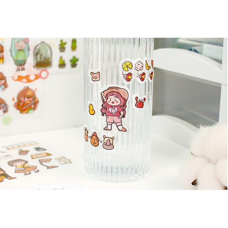 1k STICKER HOẠT HÌNH 8*8