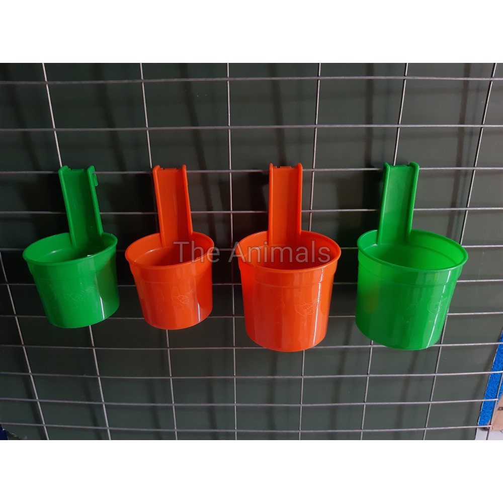 [Mã PET50K giảm Giảm 10% - Tối đa 50K đơn từ 250K] Gáo ăn uống cho gà, chim size lớn (12x19cm)