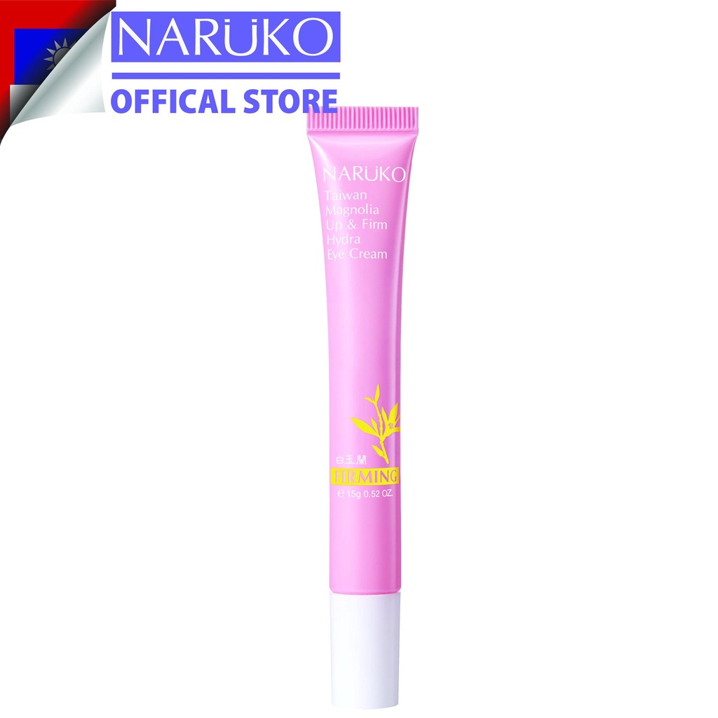 Kem dưỡng vùng mắt Naruko Taiwan Magnolia Brightening and Firming Vitamin K Eye Cream EX 15g (Bản Đài)