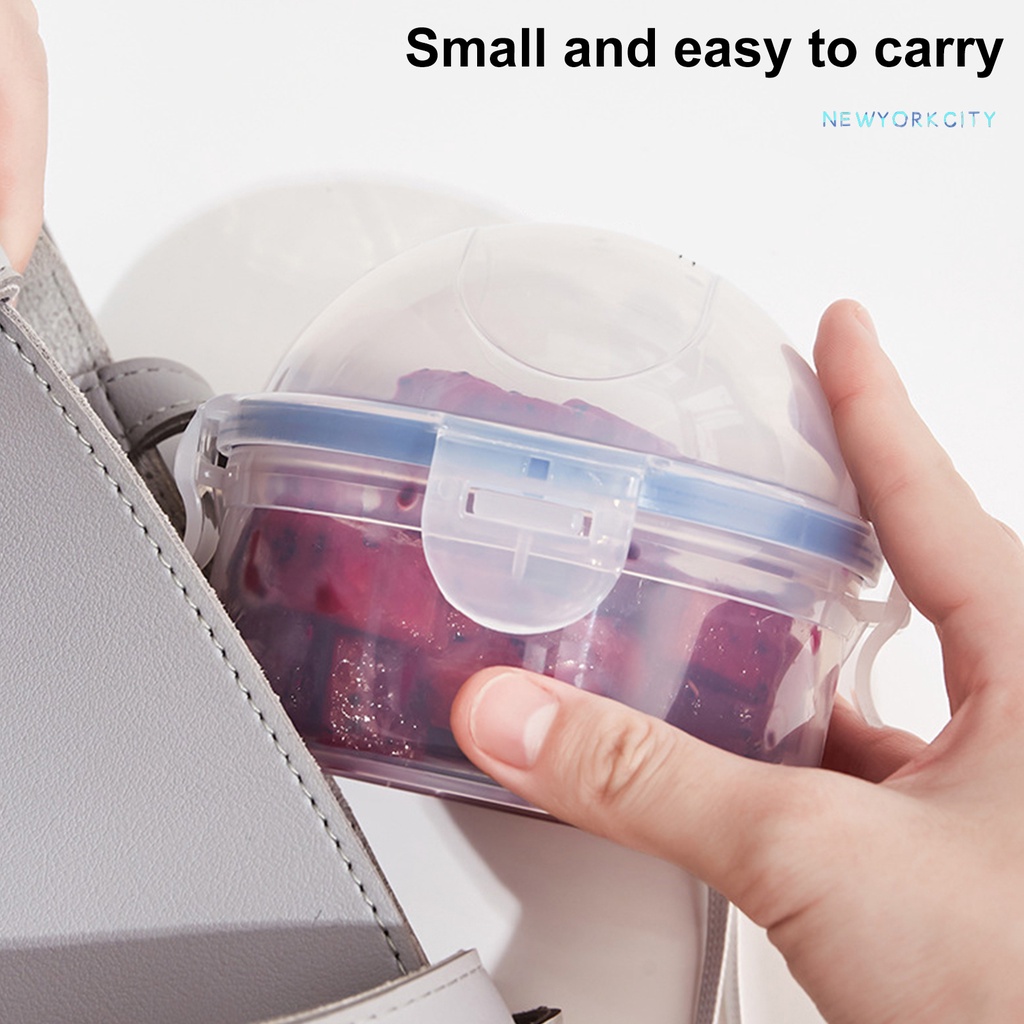 Hộp Đựng Trái Cây Để Tủ Lạnh Bằng Nhựa PP Trong Suốt Hình Quả Táo