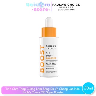 Tinh Chất Tăng Cường Làm Sáng Da Và Chống Lão Hóa Chứa 15% Vitamin C Paula's Choice C15 Super Booster 20ml