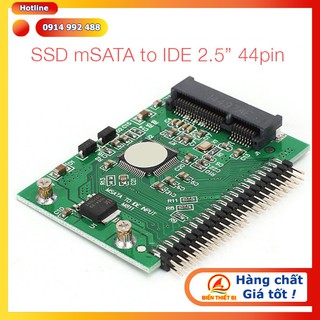Adapter SSD mSATA sang 2.5 inch 44pin IDE - Bộ chuyển đổi Mini PCI-e mSATA SSD làm ổ cứng IDE 2.5" cho máy tính Laptop