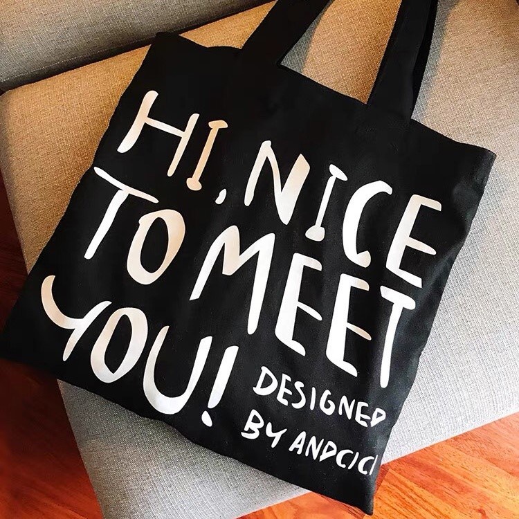 Túi tote vải canvas cao cấp dày dặn đeo vai đựng đồ đi học đi chơi
