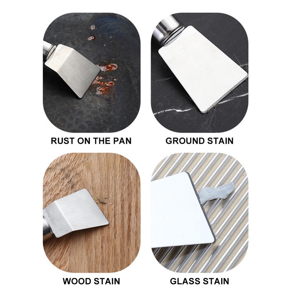 Dụng Cụ Cạo Vết Bẩn Dầu Đa Năng Bằng Thép Không Gỉ Cho Nhà Bếp