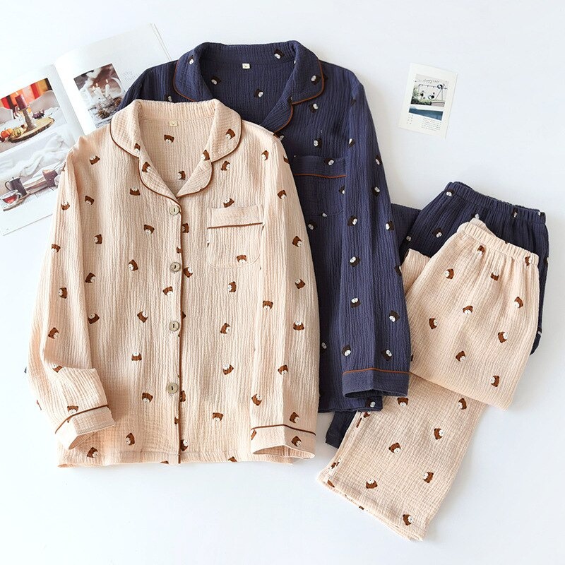 Pyjama Đồ Ngủ Mặc Nhà Họa Tiết PJ15