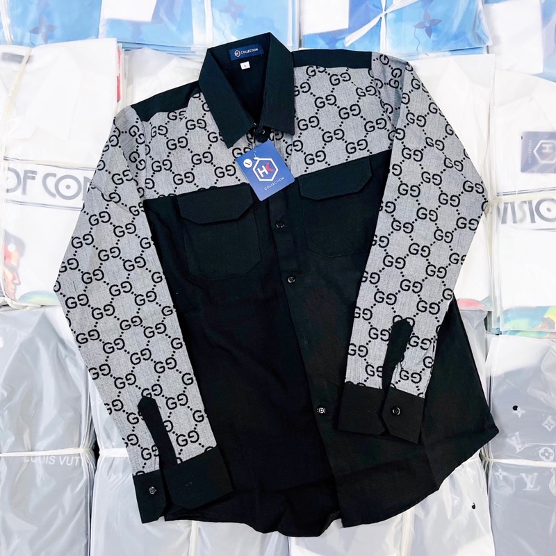 Sơ mi nam phối màu siêu đẹp