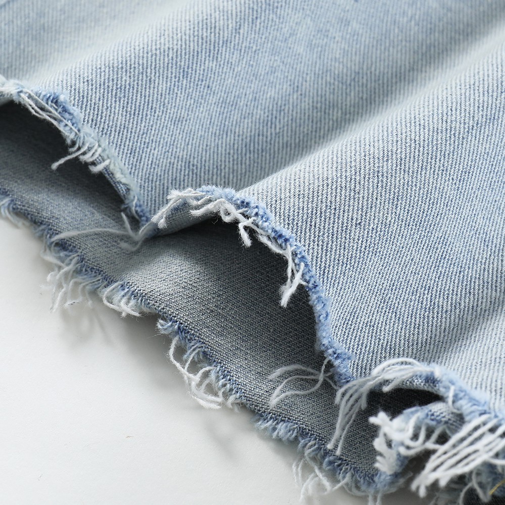 NUZIRO  Quần short denim  lưng cao phong cách Hàn Quốc cho nữ