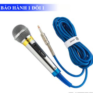 Micro Karaoke Có Dây KTV 688 Âm Thanh Cực Hay -- Dây Dài