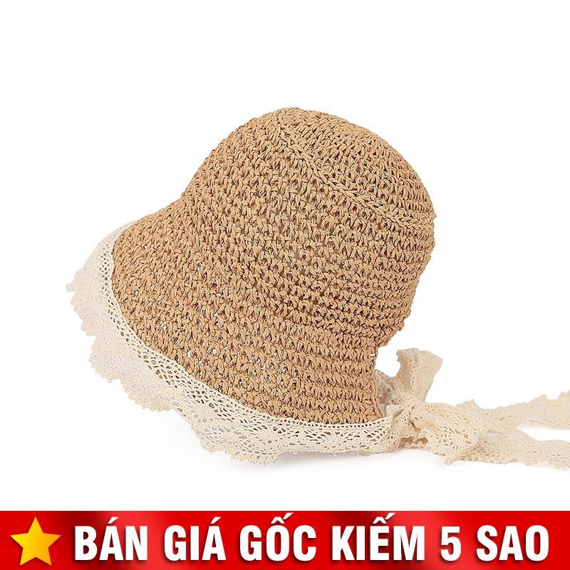 Nón Cói Cho Bé Vành Ôm Viền Ren Dễ Thương P1677