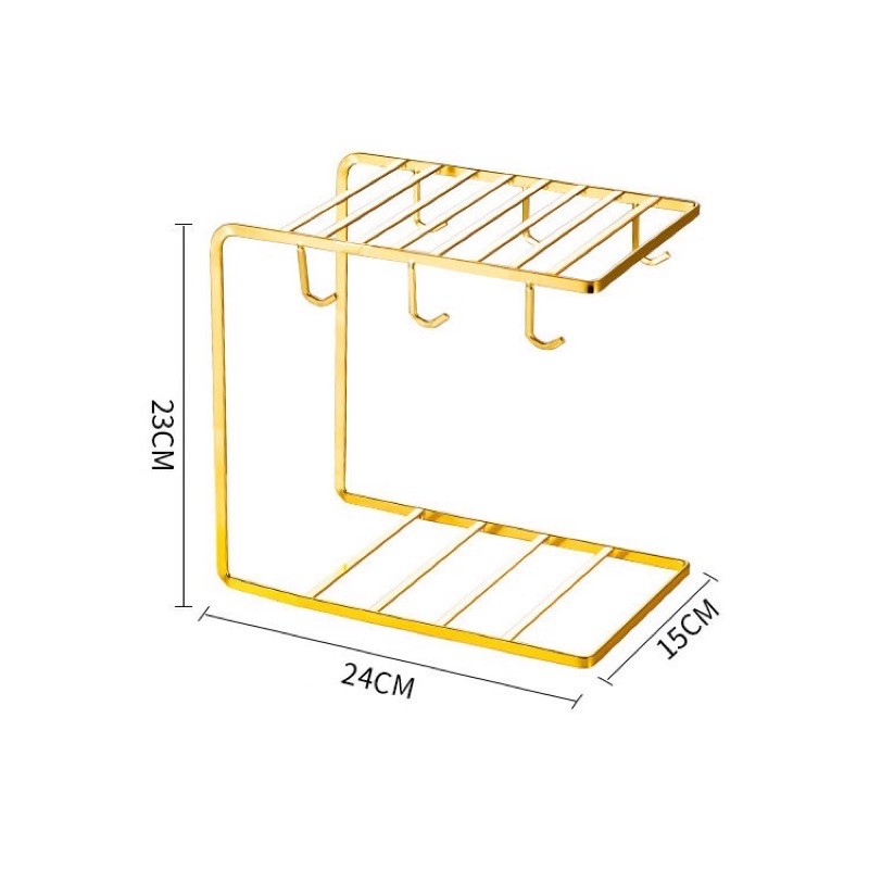 GIÁ ÚP LY, GIÁ TREO BỘ TRÀ CAO CẤP INOX 304