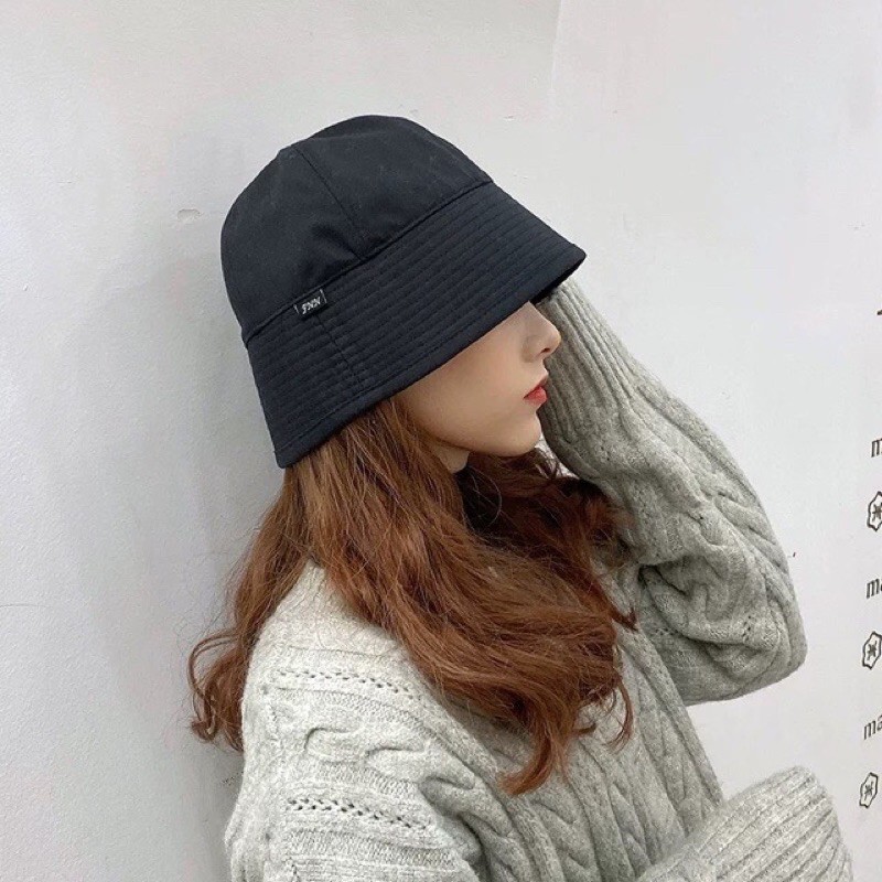 NÓN BUCKET TAI BÈO TRƠN VÀNH CỤP HÀN QUỐC